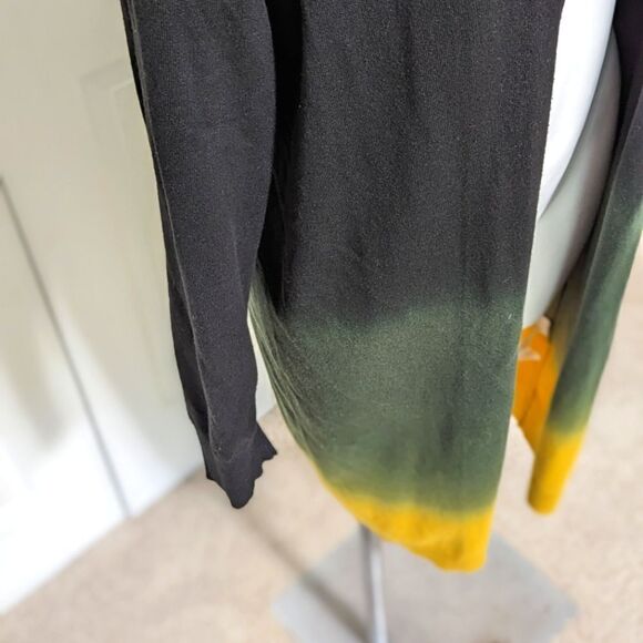 CHICO'S Rayon Spun Dip Dyed Open Front Cardigan/Duster - Picture 8 of 13